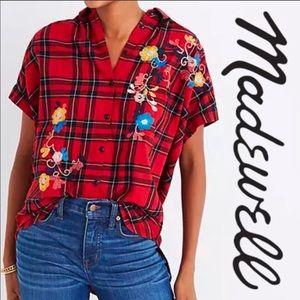 Madewell embroidered Central Dahl shirt